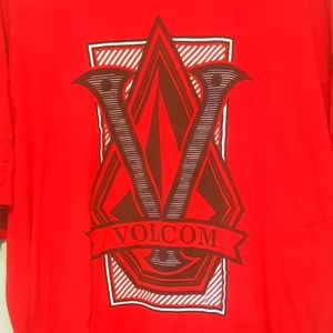 Men's XXL Red Volcom T-shirt